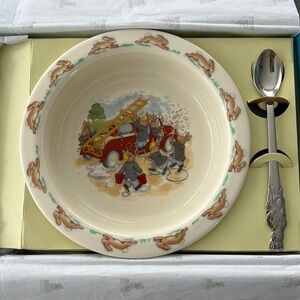 Vintage Birks Bunnykins set